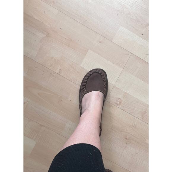 Born Women’s Brown Comfort Flats Leather Loafers handmade Shoes 
in Mexico sz 8 - Picture 11 of 11